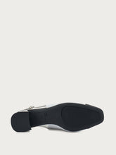 Zweifarbiger Slingback - Schwarzeis | FRAU