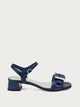Sandalo con maxi fibbia - Navy | FRAU