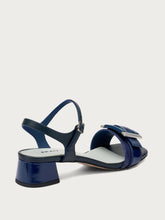Sandalo con maxi fibbia - Navy | FRAU