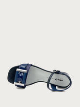 Sandalo con maxi fibbia - Navy | FRAU
