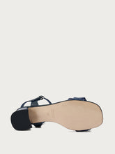 Sandalo con maxi fibbia - Navy | FRAU
