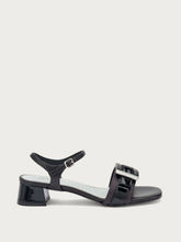 Sandalo con maxi fibbia - Nero | FRAU