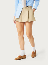 Mokassin aus Veloursleder mit Lederdetails - Sattel | FRAU