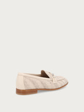 Raffia loafers - Cream | FRAU