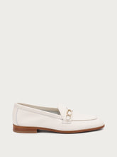 Leather loafers - Off White | FRAU