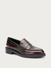 Mocassini college in pelle spazzolata - Bordeaux | FRAU