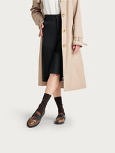 Bi-material varsity loafers - Coffee | FRAU