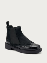Bi-material Chelsea boots - Black | FRAU