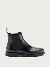 Leather Chelsea boots with shaded finish - Black | FRAU