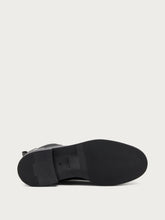 Leather Chelsea boots with shaded finish - Black | FRAU