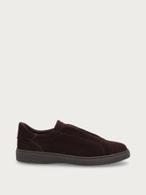 Slip-on uomo in pelle scamosciata testa di moro - Pepe | FRAU