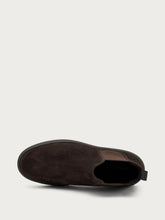 Men's casual dark brown suede Beatle boots - Pepper | FRAU
