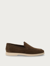 Men's casual green suede loafers - Fern/Desert | FRAU