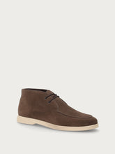 Herren-Desert-Boots aus Veloursleder in neutralen Farben - Torba/Wüste | FRAU