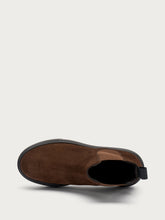 Women’s sporty brown suede Beatle boots - Cocoa | FRAU