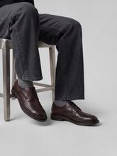 Herren-Schnurschuhe mit Schwalbenschwanz-Design aus aerografiertem Kalbsleder - Most | FRAU