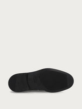 Men's elegant black calfskin loafers - Black | FRAU
