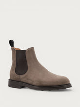 Men's smart-casual neutral suede Beatle boots - Mink | FRAU