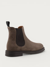 Men's smart-casual neutral suede Beatle boots - Mink | FRAU