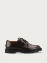 Men's elegant Oxford Shoes in polished brown leather - Mulberry | FRAU