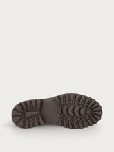 Women's brown suede Beatle boots with chunky sole - Cocoa | FRAU