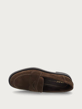 Women's classic brown suede loafers - Cocoa | FRAU