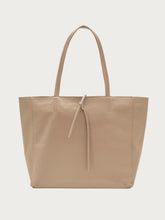 Leather tote bag - Sand | FRAU