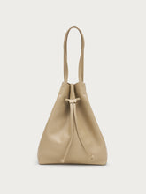 Secchiello in pelle - Sabbia | FRAU