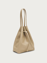 Secchiello in pelle - Sabbia | FRAU