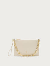 Leather clutch - Cream | FRAU
