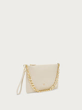Leather clutch - Cream | FRAU
