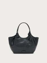 Leather mini shopper - Black | FRAU