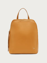 Rucksack aus Leder - Karamell | FRAU