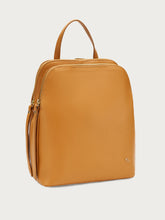 Rucksack aus Leder - Karamell | FRAU