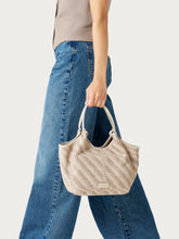 Raffia mini shopper - Cream | FRAU