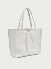 Soft leather shopping tote - Marble | FRAU