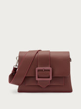 FRAU bag with buckle - Bordeaux | FRAU
