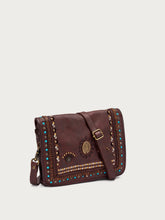 Leather boho bag - Brown | FRAU