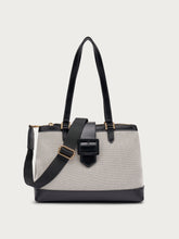 Tote FRAU aus Canvas - Schwarz | FRAU