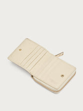 Mini tumbled leather purse - Cream | FRAU