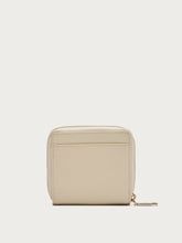 Mini tumbled leather purse - Cream | FRAU