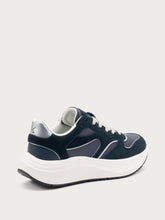 Cross Hybrid Nylon & Suede Sneakers - Blu | FRAU