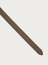 Suede belt with double stitching - Mink | FRAU