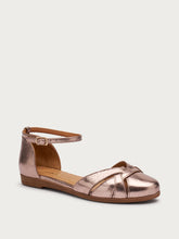 Fisherman-Sandalen aus laminiertem Leder - Bronze | FRAU