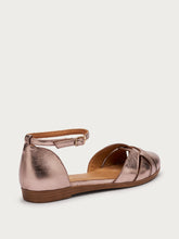 Fisherman-Sandalen aus laminiertem Leder - Bronze | FRAU