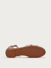 Fisherman-Sandalen aus laminiertem Leder - Bronze | FRAU