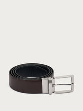 Elegant double-face belt - DARKBROWNblack | FRAU
