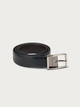 Double-face belt - BLACKdarkbrown | FRAU