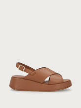 Leather platform sandals - Mou | FRAU