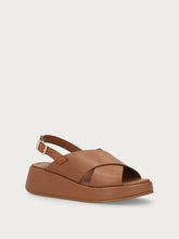 Leather platform sandals - Mou | FRAU